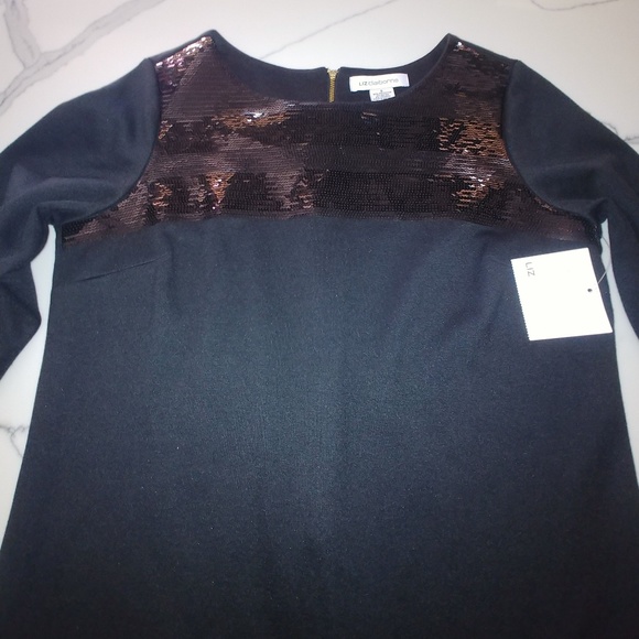 Black sequin dress with pockets! - Picture 2 of 4